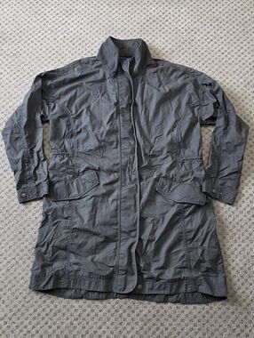 Athleta Charcoal Gray Military Field Jacket